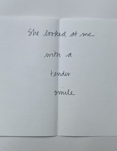 Tender smile journal page